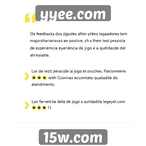 Feedback dos jogadores sobre yyee.com é positivo